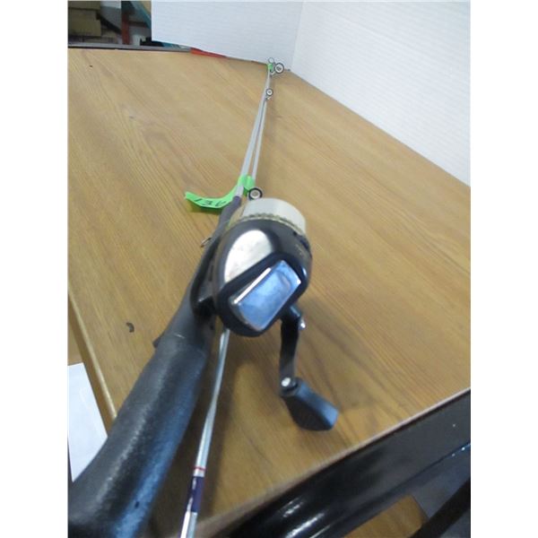 FREIGHT DAMAGE (AS IS):  FISHING ROD & REEL (NO PACKAGE)