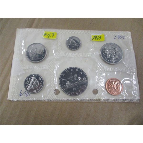 1969 PROOF CANADA MINT SEALED COIN SET