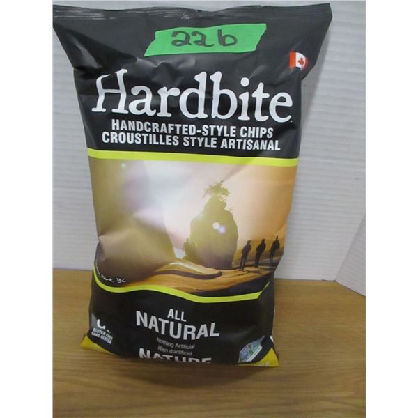 SHELF PULLS (AS IS):  HARDBITE NATURAL CHIPS (150G) - BAG