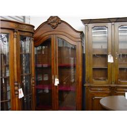 Louis Display Cabinet w/Canvas Shelves