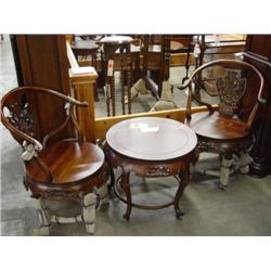 (2) Suan Chi Chair & Suan Chi Table