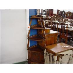 Corner What Not w/Door