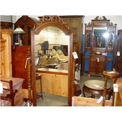 Chippendale Cheval Mirror