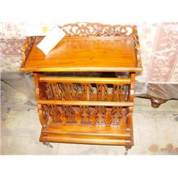 Walnut Magazine Rack