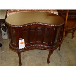 Piecrust Kidney Tea Cabinet