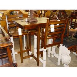 Linday Bar Table & (2) Linday Stools