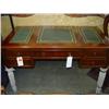 Image 1 : Regency Desk 5 Drawers w/Leather