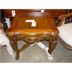 Mindi Lady Carved Side Table