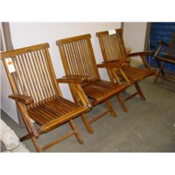 (3) Folding AC Chairs