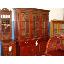 Book Case 3 Door w/Pillar