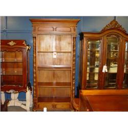 Flower Open Book Case w/2 dr