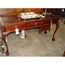 Chippendale Writing Desk 3-dr