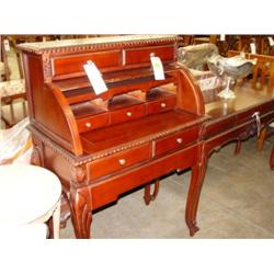 Queen Anne Roll Top Desl