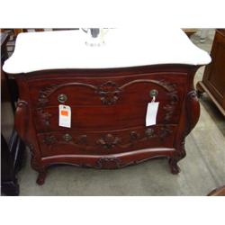 Merry Head Chest 3-dr w/Marble