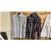 Image 2 : 4- LONG SLEEVE BUTTON DOWN DRESS SHIRTS SIZE LARGE, BRANDS INCLUDING; GRAYERS, AMSTERDAM AND MORE