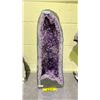 Image 1 : AMETHYST CATHEDRAL GEODE 25.25KG APPROX 22X20" RETAIL $5500