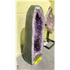 Image 2 : AMETHYST CATHEDRAL GEODE 25.25KG APPROX 22X20" RETAIL $5500