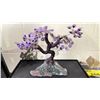 Image 2 : AMETHYST BONSAI TREE ON AMETHYST BASE (BRAZIL) APPROX 10" RETAIL $1800