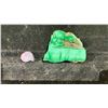 Image 2 : MALACHITE RETAIL $580, AND RAINBOW BISMUTH CARVING RETAIL $149