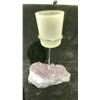 Image 2 : AMETHYST CANDLE HOLDER RETAIL $480