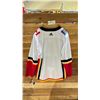 Image 2 : *NEW WITH TAGS* CALGARY FLAMES ADIDAS JERSEY SIZE 54