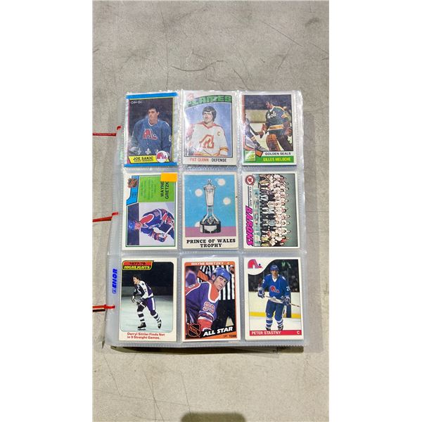 Bill Cook Card LOT OF 500+ ASSORTED HOCKEY CARDS INCLUDING; WAYNE GRETZKY, BRUCE ...