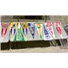 Image 3 : LOT OF 13 ASSORTED COLLEGE PENNANTS