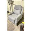 Image 2 : GREY FABRIC PUSH BACK RECLINER