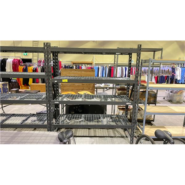 4 TIER METAL SHELVING UNIT