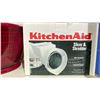 Image 2 : 2 KITCHENAID ACCESSORIES - SLICER/SHREDDER STAND MIXER ATTACHMENT AND SALAD SPINNER
