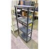Image 2 : 4 TIER BLACK SHELVING