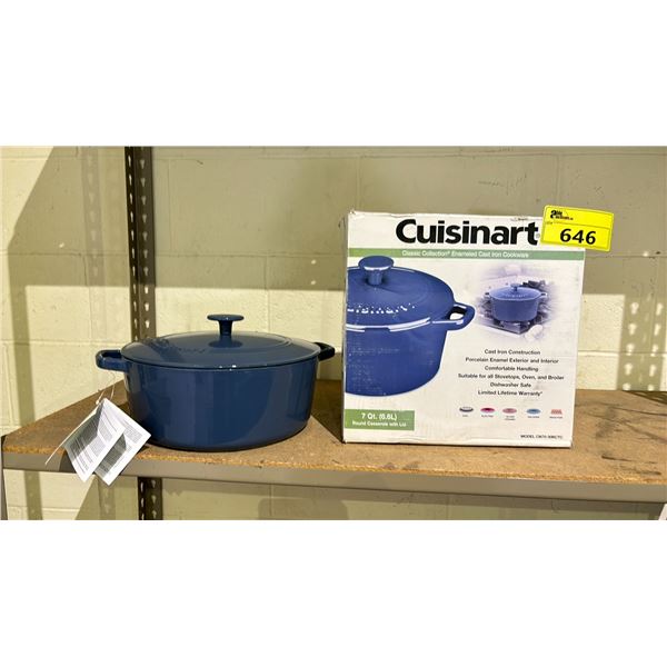 CUISINART ENAMELED CAST IRON COOKWARE