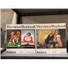 Image 2 : SHELF OF ASSORTED NORMAN ROCKWELL PUZZELS, HARRY POTTER BOOKS AND MORE