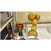 Image 2 : LOT OF ASSORTED ITEMS INCLUDING; GLASS SOAP DISPENSERS, BRAUN SCALE, GLASS DECOR AND MORE
