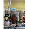 Image 2 : SHELF LOT OF ASSORTED TINS, CLOCK, MONOPOLY SCULPTURES AND MORE