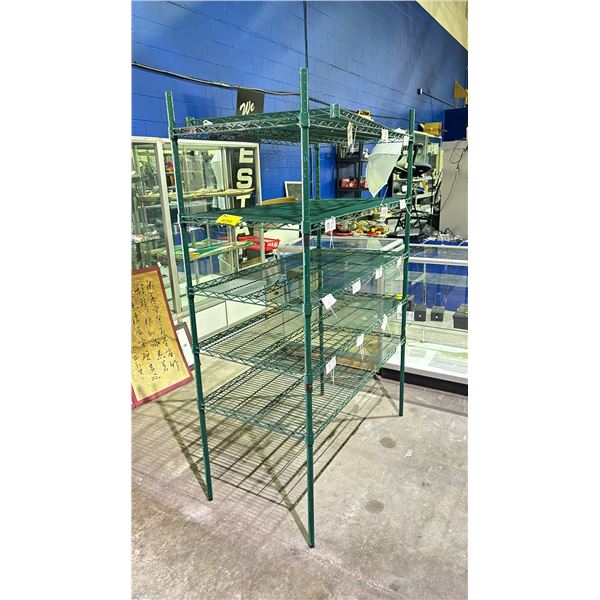 6 TIER SHELVING UNIT *MAY NEED REPAIR*