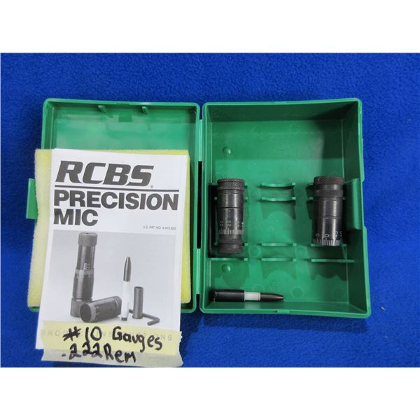 RCBS 222 Rem. Precision Micrometer Set