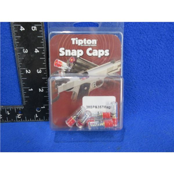 NEW - Tipton 38 Spl/357 Mag Snap Caps - Pack of 6