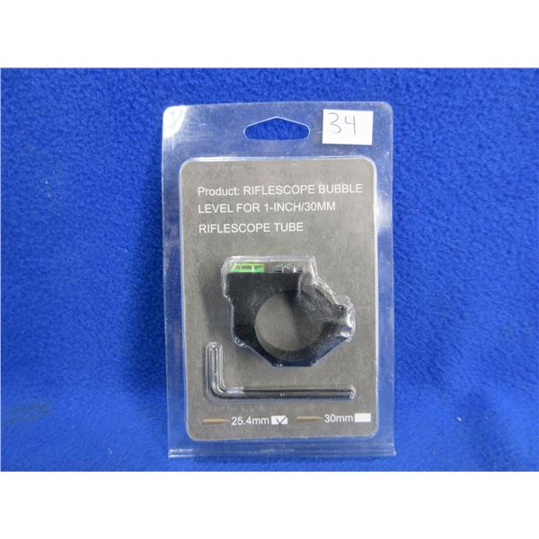 NEW - 25.4MM Riflescope Bubble Level with Compass