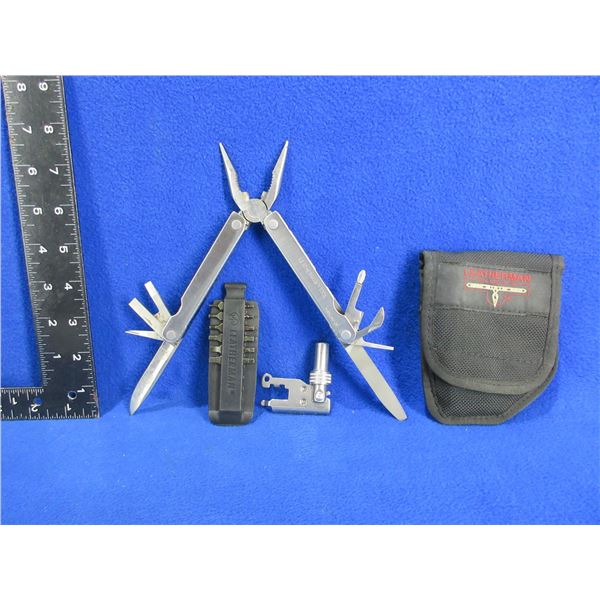 Leatherman Tools Multi-Tool with Wave Adaptor Bit Driver