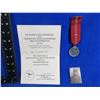 Image 1 : WWII German Eastern Front Medal with Ribbon & Certificate