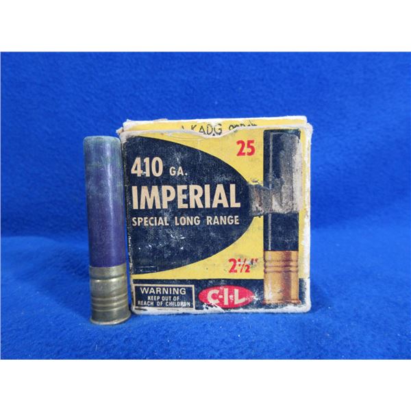 Collector Ammo - 410 Ga. 2 1/2" 6 Shot Imperial Shotshells