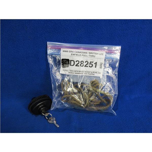 WWII Era Canadian Lee Enfield 303 British Pull Through