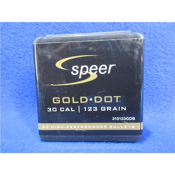30 Cal. .310" 123gr Gold Dot Speer Bullets