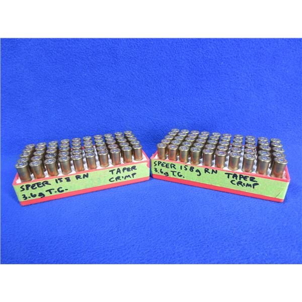 38 Spl Reloads - 2 Boxes of 50 - Sold as Components