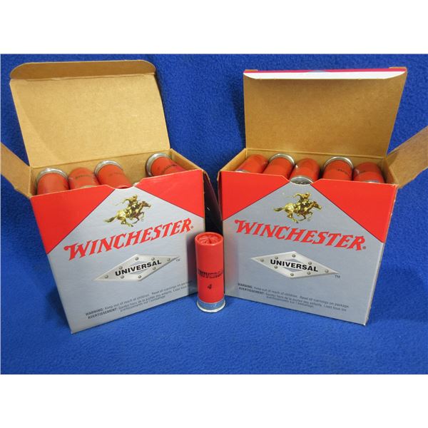 12 Ga. 2 3/4  4 Shot Winchester Shotshells - 2 Boxes of 25