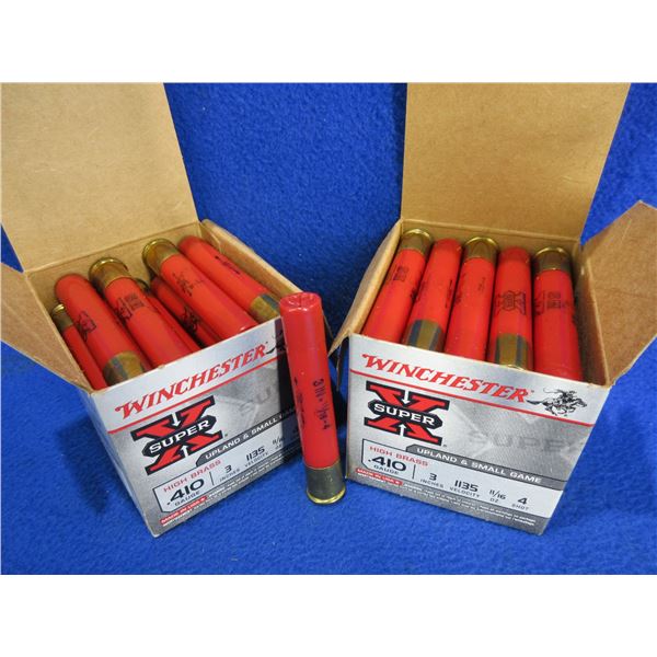 410 Ga. 3" 4 Shot SuperX Winchester Shotshells