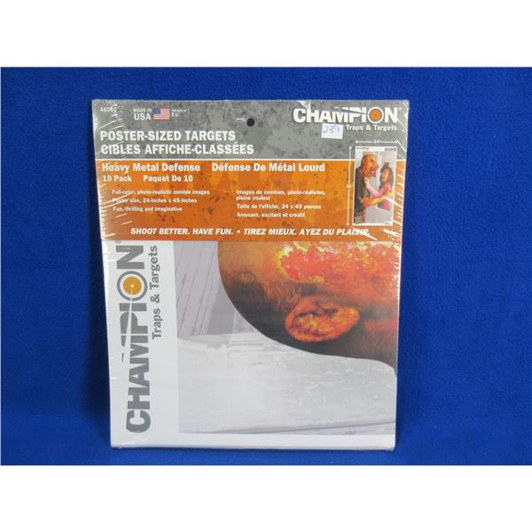 NEW - Champion Poster-Sized Targets - 24" x 45" - 10 Pack