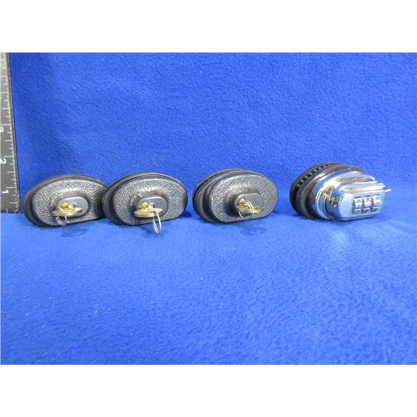 4 Trigger Locks - 3 Keyed Different and 1 Combination