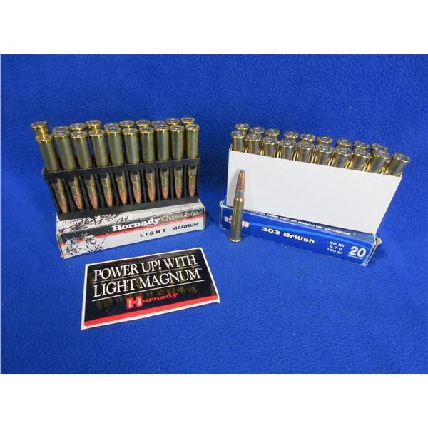 303 British 150gr Hornady and PPU Cartridges